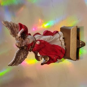 Metal angel stocking holder
